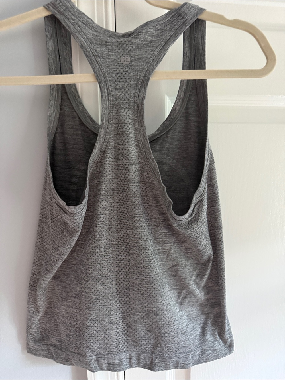 lululemon athletica Grey Racerback Performance Tank